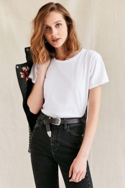 Urban Outfitters Urban Renewal Remade Dancing White Tee