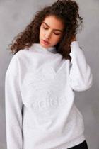 Urban Outfitters Adidas Originals New York Mock Neck Sweatshirt,grey,s