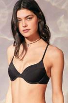 Urban Outfitters Out From Under Underwire Demi Bikini Top,black,xl