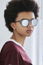 Urban Outfitters Every Day Round Sunglasses,blue,one Size