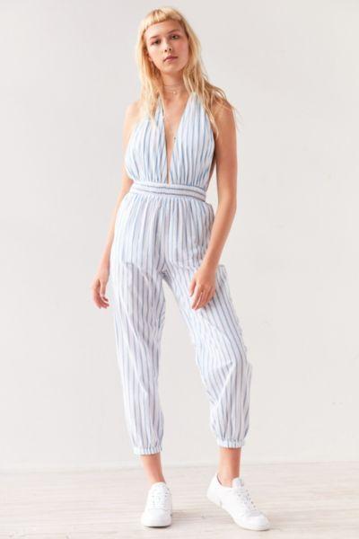 Faithfull The Brand Barbuda Halter Jumpsuit
