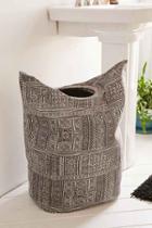 Urban Outfitters Kali Standing Laundry Bag Hamper,black & White,one Size