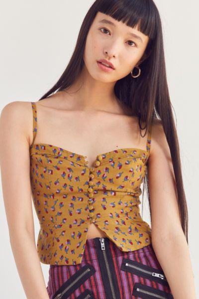 Kimchi Blue Betty Marie Corset Tank Top