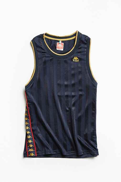 Urban Outfitters Kappa Edgar Tank Top,navy,xl