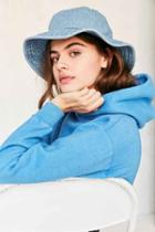 Urban Outfitters Denim Bucket Hat,blue,one Size