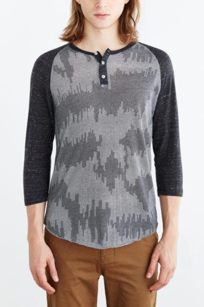 Alternative Patchwork Henley Tee