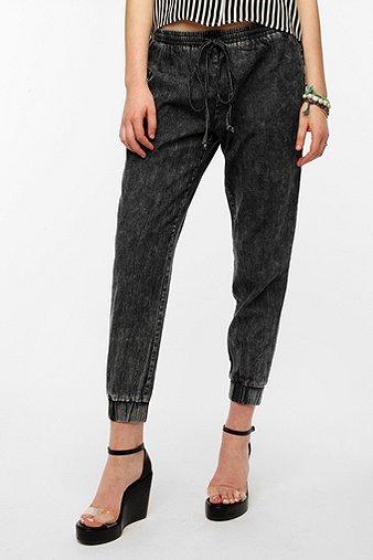 Sparkle & Fade Acid-wash Jogger Pant