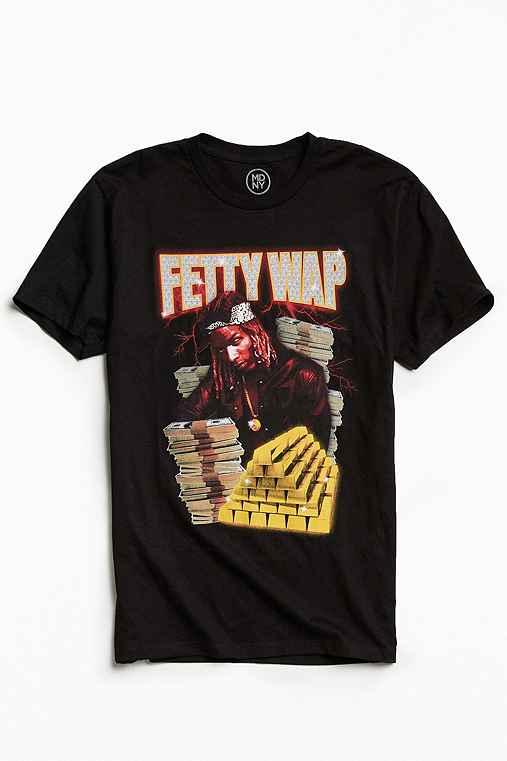 Urban Outfitters Fetty Wap Tee,black,s