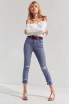 Urban Outfitters Bdg Twig Crop High-rise Skinny Jean - Double Vision