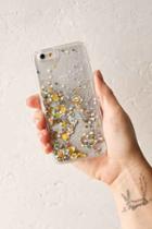 Urban Outfitters Glitter Time Iphone 6/6s Case,silver,one Size