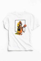 Urban Outfitters Uo Artist Editions Dale Dreiling The Thinker Tee,white,m
