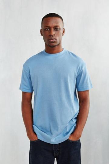 Cpo Ribbed Mock Neck Tee