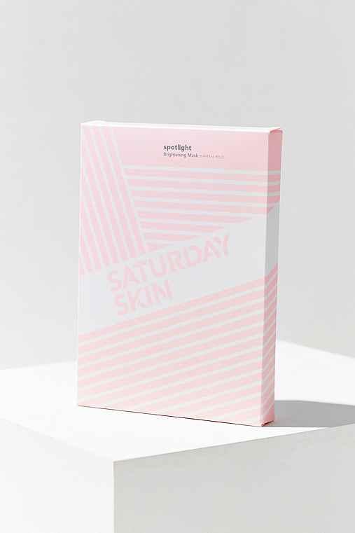 Urban Outfitters Saturday Skin Sheet Mask 5 Pack,spotlight Brighten,one Size