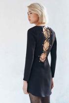 Urban Outfitters Nbd Secret Lover Dress,black,xs