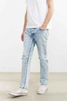 Urban Outfitters Neuw Lou Ice Age Destroyed Slim Jean,vintage Denim Light,34