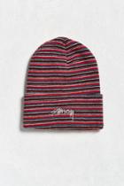Urban Outfitters Stussy Stock Striped Cuff Beanie