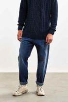 Urban Outfitters Neuw Broken Line Boss Straight Cropped Jean,vintage Denim Medium,30