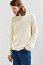 Urban Outfitters Uo Classic Crew Neck Sweater,ivory,l