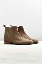 Urban Outfitters Uo Suede Chelsea Boot,taupe,12