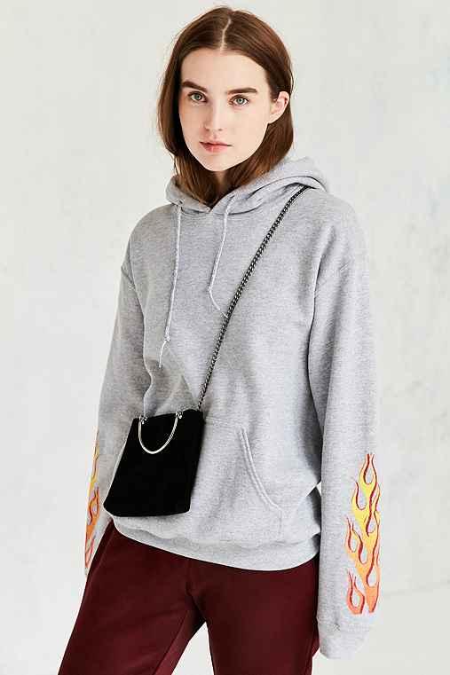 Urban Outfitters Blaire Mini Handle Chain Strap Bag,black,one Size