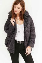 Urban Outfitters Without Walls Oversized Cocoon Puffer Jacket,black,m/l