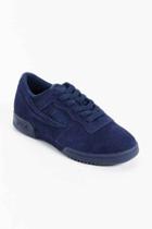Urban Outfitters Fila Original Fitness Suede Sneaker,navy,8