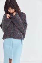 Ecote Rainbow Flecked Dolman Sweater