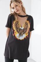 Urban Outfitters Truly Madly Deeply Cutout Moto Tee