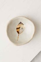 Urban Outfitters Pickle Pottery Leaf Catch-all Dish,cream,one Size