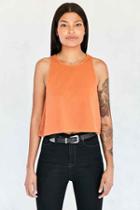 Urban Outfitters Bdg Johnny Tank Top,orange,l