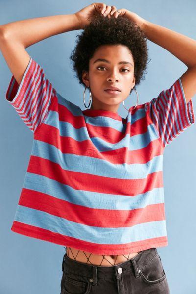 Bdg Boston Oversized Striped Ringer Tee