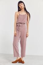 Cooperative Olivia Striped Backless Jumpsuit