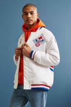 Urban Outfitters Mitchell & Ness 1991 Nba Warm-up Jacket,white,l