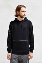 Urban Outfitters Adidas Sport Luxe Hooded Sweatshirt,black,l