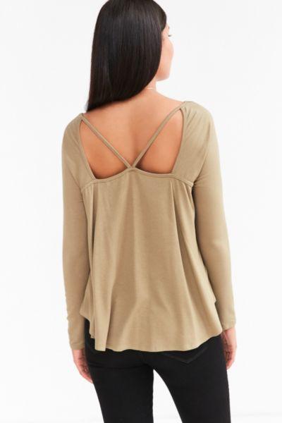 Urban Outfitters Silence + Noise Riley Strappy Swing Tee