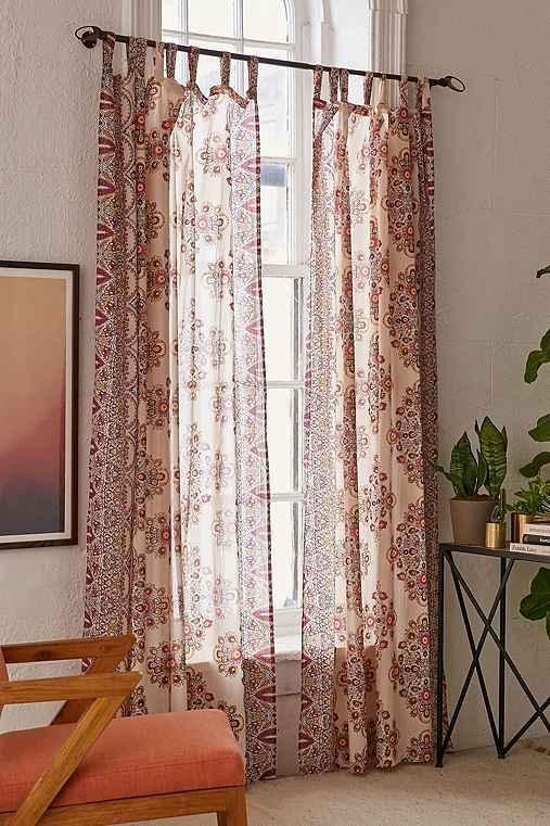 Urban Outfitters Tamara Curtain,cream,52x84