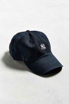 Urban Outfitters '47 Brand Ny Micro Logo Baseball Hat,navy,one Size