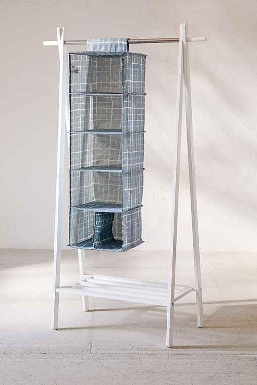 Urban Outfitters Gridlock Hanging Sweater Organizer,blue,one Size