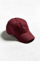 Urban Outfitters Uo Curved Brim Baseball Hat,maroon,one Size