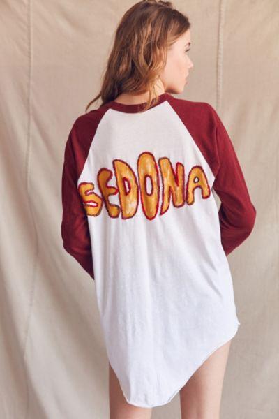 Urban Outfitters Uo Design X Urban Renewal Stitched Sedona Baseball Tee