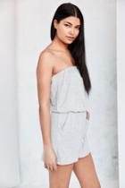 Silence + Noise Strapless Knit Romper