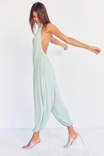 Urban Outfitters Silence + Noise Kiara Slinky Turtleneck Jumpsuit