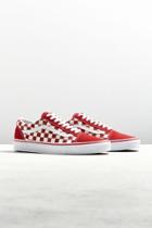 Vans Old Skool Red + White Checkerboard Sneaker