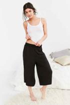 Urban Outfitters Out From Under Terry Perfect Culotte,black,l