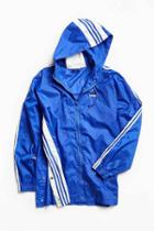 Urban Outfitters Vintage Adidas Bright Blue '90s Prep Sport Windbreaker Jacket,blue,one Size