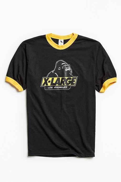 Urban Outfitters X-large Old Og Ringer Tee,black,m