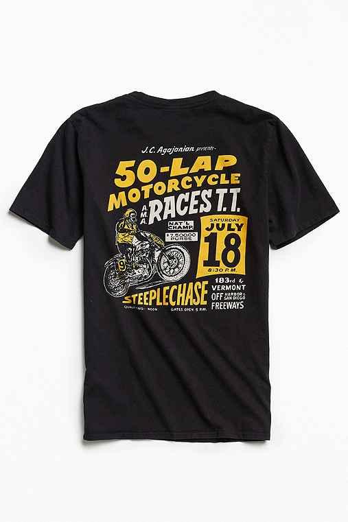 Urban Outfitters Ascot Steeplechase Tee,black,xl