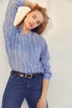 Silence + Noise Charlie Striped Button-down Shirt