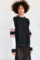 Bdg Home Run Colorblock Stripe Pullover Sweatshirt