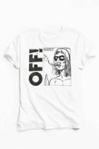Urban Outfitters Off! Surfer Boyfriend Tee,white,xl